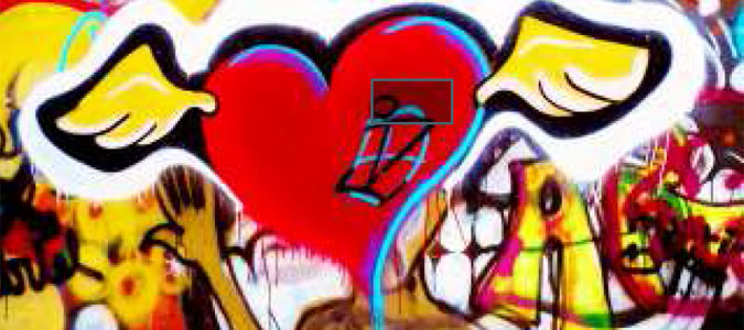 Heart on Hope Art Wall